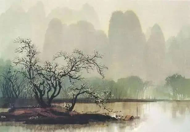 50幅唯美国画，彰显中国山水大美意境，越看越美